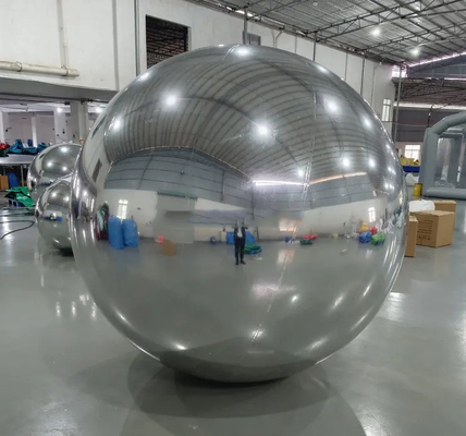 ODM Grandi palloncini pubblicitari gigante d'argento galleggiante all'aperto