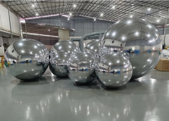 ODM Grandi palloncini pubblicitari gigante d'argento galleggiante all'aperto