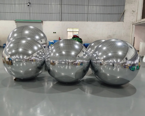 ODM Grandi palloncini pubblicitari gigante d'argento galleggiante all'aperto