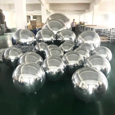 Doppio strato di PVC grande sfera specchio decorativo esterno gonfiabile