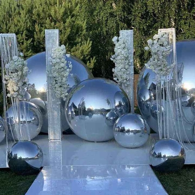 Doppio strato di PVC grande sfera specchio decorativo esterno gonfiabile