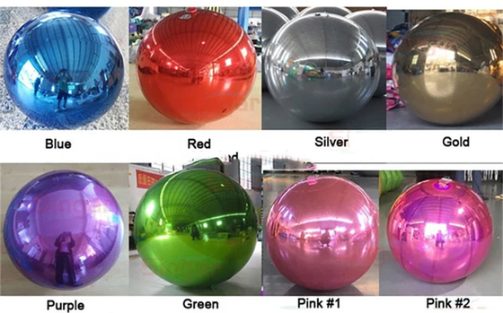 Festival gigante sfera a specchio gonfiabile PVC commerciale decorativo