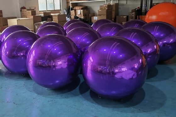 Certificato CE di PVC decorativo a sfera di specchio gonfiabile commerciale