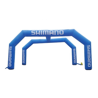 Promozione Stampa UV Logo stampato Oxford Custom Arco gonfiabile gigante Archi gonfiabili con luce a LED