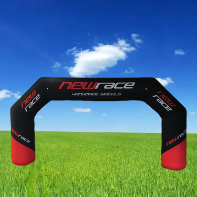 Eventi di corsa Arco di finitura gonfiabile Dye termico personalizzato Sublimazione Arco di finitura gonfiabile