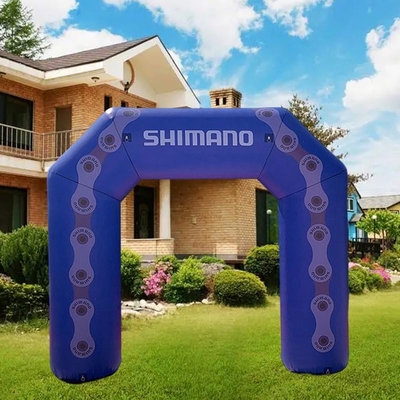 Arco gonfiabile con logo personalizzato per eventi sportivi