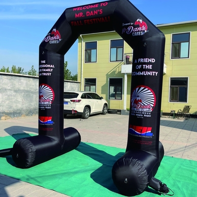 Portale gonfiabile ad arco gonfiabile di partenza e di arrivo Pubblicità Portale gonfiabile sportivo ad arco in vendita
