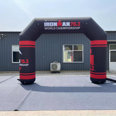 arco gonfiabile per ingresso esterno per l'evento pubblicitario con led
