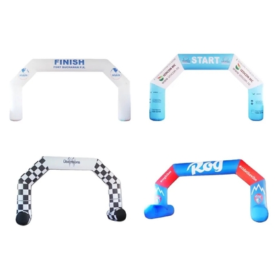 Arco gonfiabile decorativo esterno compreso il soffiatore d'aria Arco gonfiabile pubblicitario per eventi
