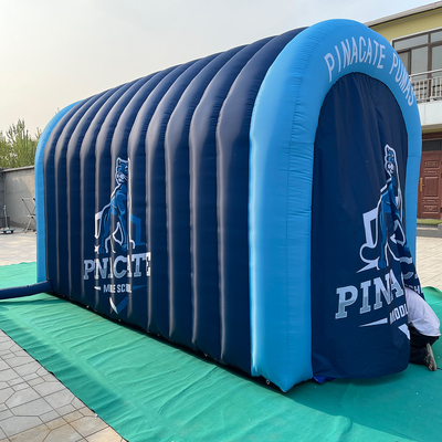 Stampa digitale completa Inflatabile gigante tunnel personalizzato all'aperto Canale gonfiabile pubblicità gonfiabile per eventi sportivi