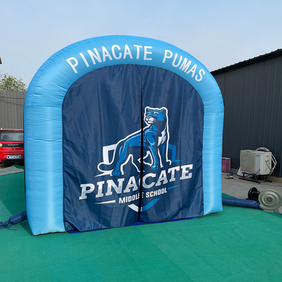 Stampa digitale completa Inflatabile gigante tunnel personalizzato all'aperto Canale gonfiabile pubblicità gonfiabile per eventi sportivi