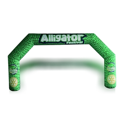 Linea di arrivo per eventi all'aperto personalizzati Arco di partenza gonfiabile Arco di ingresso gonfiabile Arco pubblicitario sportivo