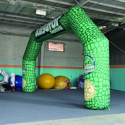 Linea di arrivo per eventi all'aperto personalizzati Arco di partenza gonfiabile Arco di ingresso gonfiabile Arco pubblicitario sportivo