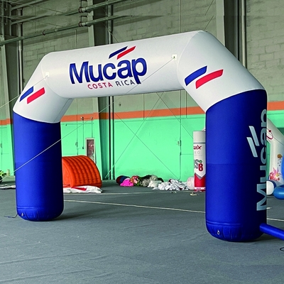 Fabbrica Custom Outdoor Sports Entrata gonfiabile Archi pubblicitari Gara gonfiabile Stella Linea di arrivo Arco porta gonfiabile