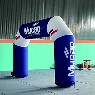 Fabbrica Custom Outdoor Sports Entrata gonfiabile Archi pubblicitari Gara gonfiabile Stella Linea di arrivo Arco porta gonfiabile