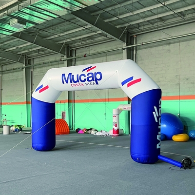 Fabbrica Custom Outdoor Sports Entrata gonfiabile Archi pubblicitari Gara gonfiabile Stella Linea di arrivo Arco porta gonfiabile