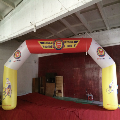 Logo di stampa su misura Arco sportivo gonfiabile esterno gigante Arco da gara Arco per competizione divertimento