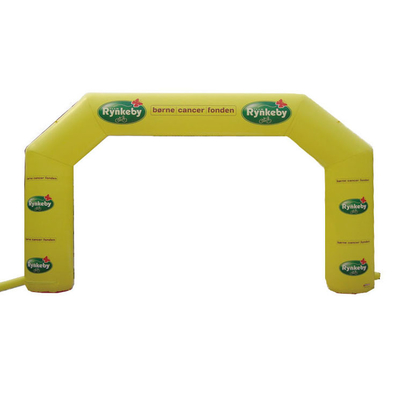 Pubblicità personalizzata tema cartone animato gonfiabile Arco d'ingresso di benvenuto per l'evento di festa