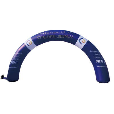 Disegno personalizzato Pubblicità all'aperto Arco gonfiabile Maratona Inizio Linea di arrivo Arco gonfiabile