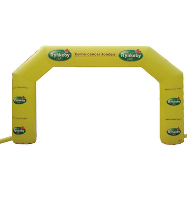Evento all'aria aperta Stampa personalizzata Archi di linea di partenza e di arrivo Pubblicità Sport Arco gonfiabile con logo