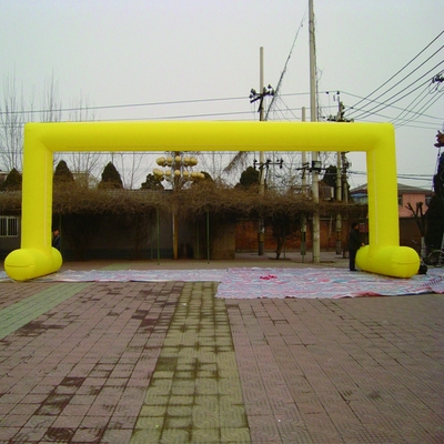 Arco pubblicitario a colori gonfiabile stampa a colori portella gru gonfiabile cancello