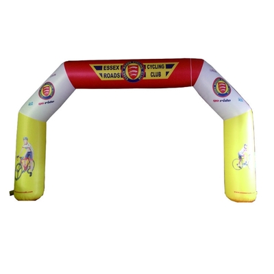 Cina fabbrica originale a basso prezzo pubblicità all'aperto evento natalizio luce a LED gonfiabile porta d'ingresso arco per la decorazione