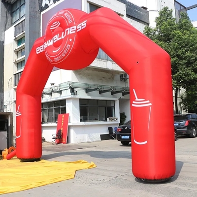 Arco d'ingresso all'aperto Corsa gonfiabile Linea di arrivo Arco gonfiabile per eventi pubblicitari