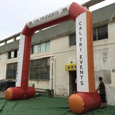Arco d'ingresso all'aperto Corsa gonfiabile Linea di arrivo Arco gonfiabile per eventi pubblicitari