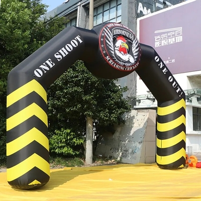 Arco d'ingresso all'aperto Corsa gonfiabile Linea di arrivo Arco gonfiabile per eventi pubblicitari