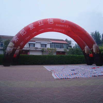 Taglia personalizzata Stampa di logo pubblicità all'aperto Arco gonfiabile per eventi sportivi