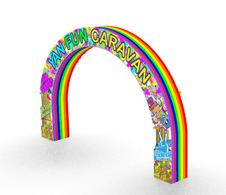 Fabbrica Tianyili prezzo all'ingrosso materiale PVC approvato CE soffiatore taglia logo personalizzato arco gonfiabile