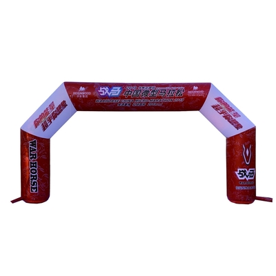 Logo personalizzato taglia impermeabile inizio benvenuto fine cancello gonfiabile arch fogging