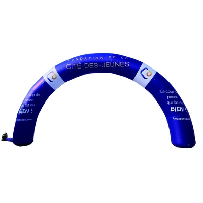 Logo personalizzato taglia impermeabile inizio benvenuto fine cancello gonfiabile arch fogging