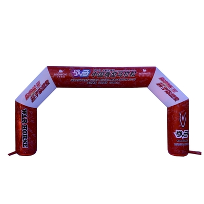 Logo personalizzato taglia impermeabile inizio benvenuto fine cancello gonfiabile arch fogging
