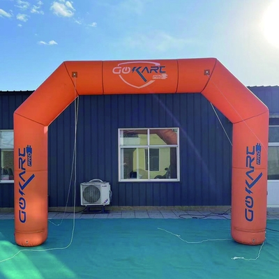 Oxford Cloth Giant Entrance Arco gonfiabile Eventi pubblicitari con luci a led