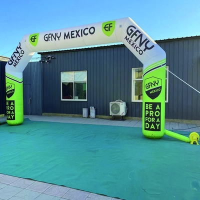 Oxford Cloth Giant Entrance Arco gonfiabile Eventi pubblicitari con luci a led
