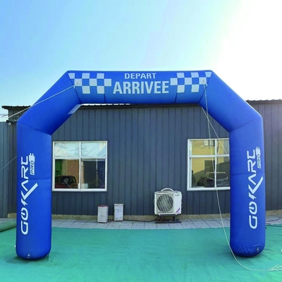 Oxford Cloth Giant Entrance Arco gonfiabile Eventi pubblicitari con luci a led