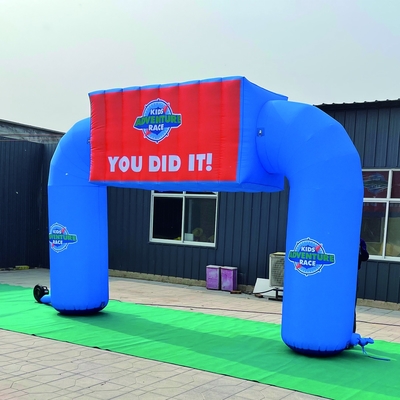 Oxford Cloth Giant Entrance Arco gonfiabile Eventi pubblicitari con luci a led