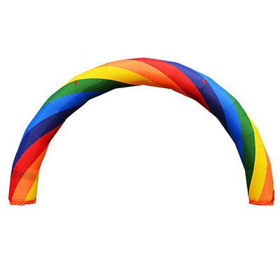Cinque lati gigante gonfiabile arcobaleno ODM stampa digitale