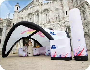 Tenda gonfiabile sigillata dall'aria Casa Gazebo Canopy Pubblicità esterna