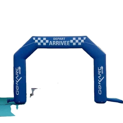 Porta d'ingresso Arco di finitura gonfiabile Certificato CE con luce a LED