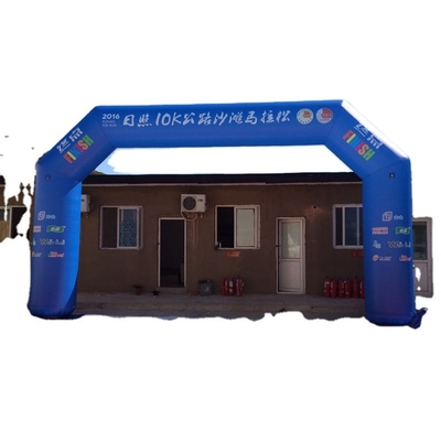 Porta d'ingresso Arco di finitura gonfiabile Certificato CE con luce a LED