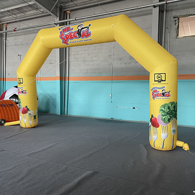 Arco di arrivo gonfiabile per eventi sportivi