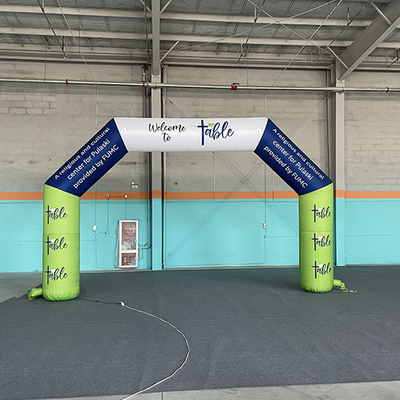 Arco di arrivo gonfiabile per eventi sportivi