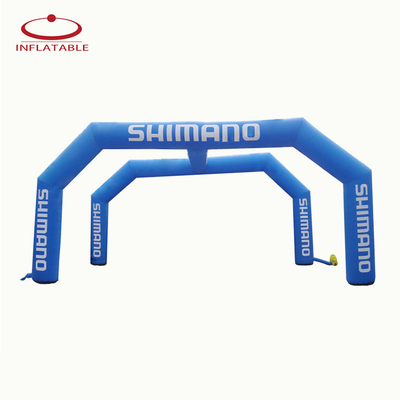 Pubblicità personalizzata Arco gonfiabile gigante ODM per eventi sportivi