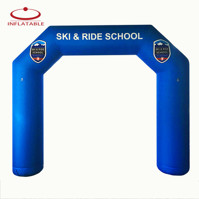 Pubblicità personalizzata Arco gonfiabile gigante ODM per eventi sportivi