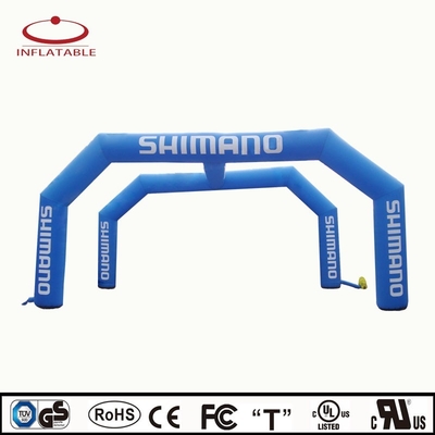 Arco gonfiabile di gara per maratona su misura Arco arcobaleno per eventi Entrata Archi labirintici
