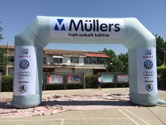 Corsa sportiva Linea di arrivo gonfiabile personalizzata per il divertimento della competizione