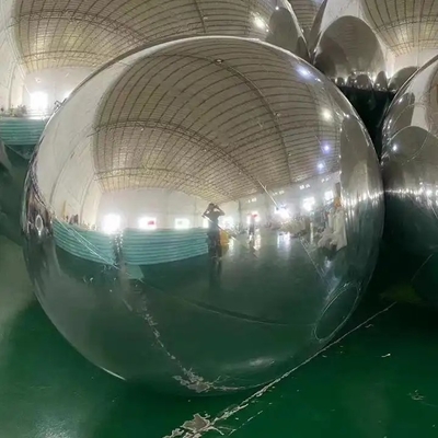 PVC sfera sfollabile sfera di specchio palla galleggiante discoteca di vacanza d'argento