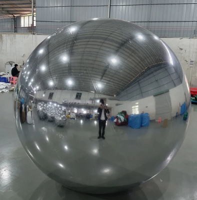 PVC sfera sfollabile sfera di specchio palla galleggiante discoteca di vacanza d'argento